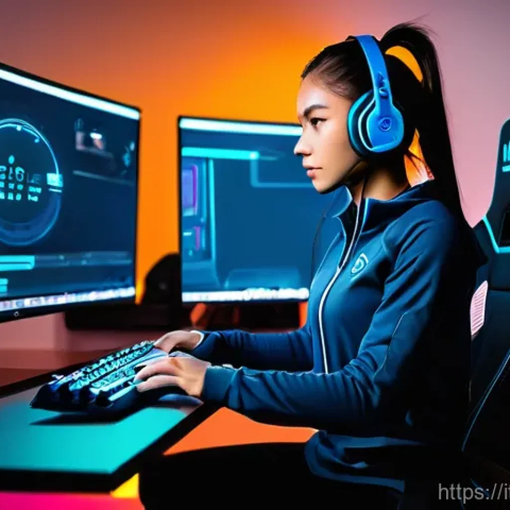 테일즈런너 등급 유지 조건 - **Prompt: Focused Training and Post-Game Analysis**
    A young female gamer, approximately 20 years...