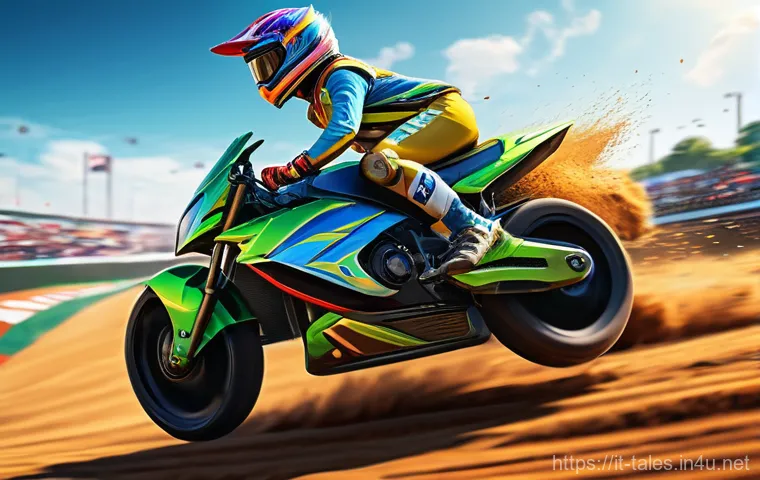 테일즈런너 상위 등급 도달법 - **"Champion's Focus on a Dynamic Race Track"** A highly detailed, vibrant, full-body illustratio...