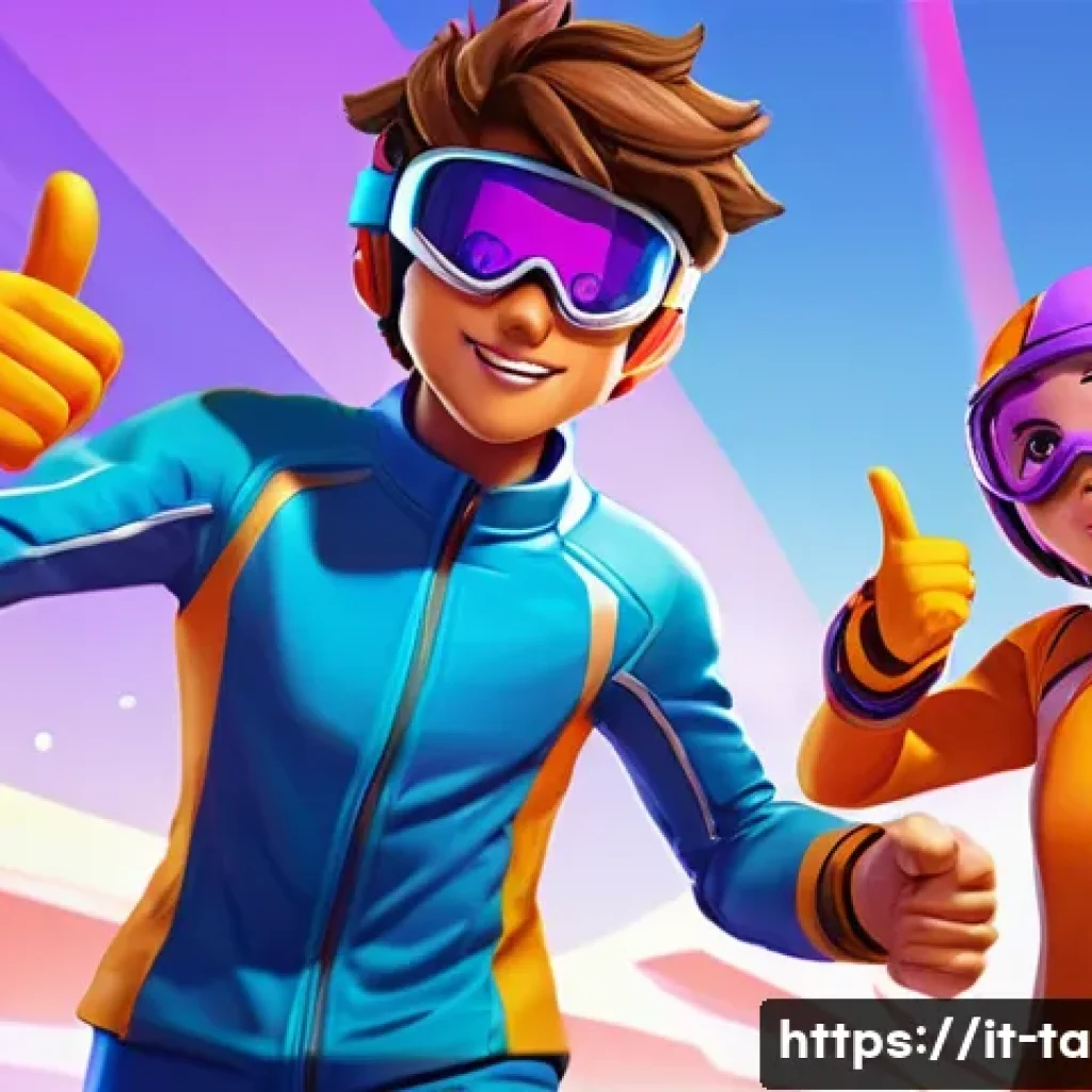 테일즈런너 랭킹전 팀플레이 요령 - **Prompt 1: "Synergy on the Track"** A vibrant, high-energy illustration of a diverse team of yo...