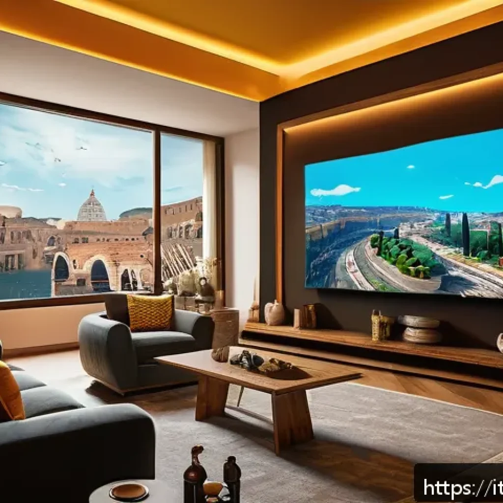 테일즈런너 아이템 습득 방법 - A dynamic scene of a dedicated gamer in a cozy Italian living room, focused on completing daily miss...