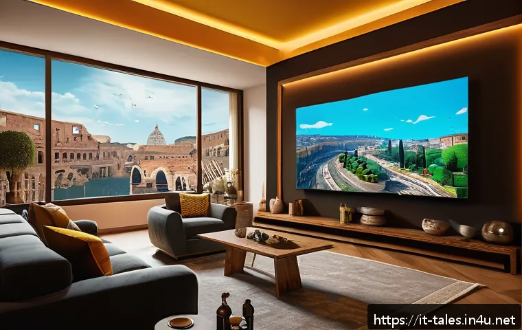테일즈런너 아이템 습득 방법 - A dynamic scene of a dedicated gamer in a cozy Italian living room, focused on completing daily miss...